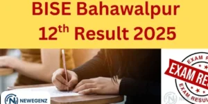 BISE Bahawalpur 12th Result 2025